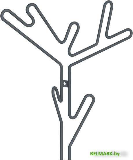 Вешалка для одежды Sheffilton SHT-WH37 (антрацит) - фото2