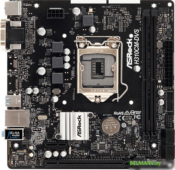 Материнская плата ASRock H310CM-DVS - фото