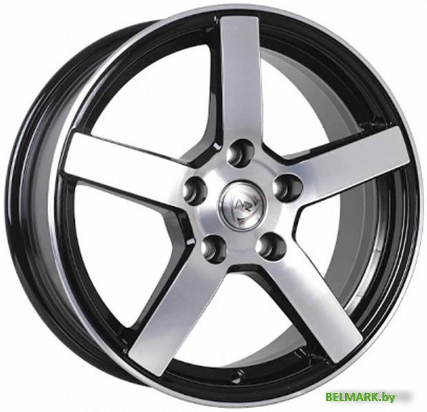 Литые диски NZ R-02 16x6.5" 5x105мм DIA 56.6мм ET 38мм BKF - фото