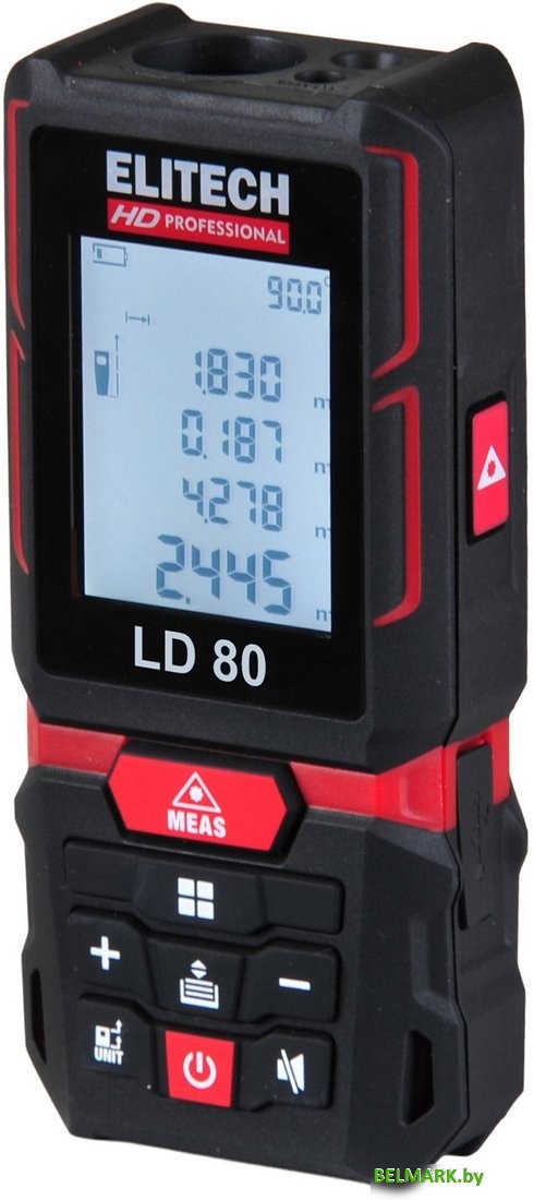 Лазерный дальномер ELITECH LD 80 - фото