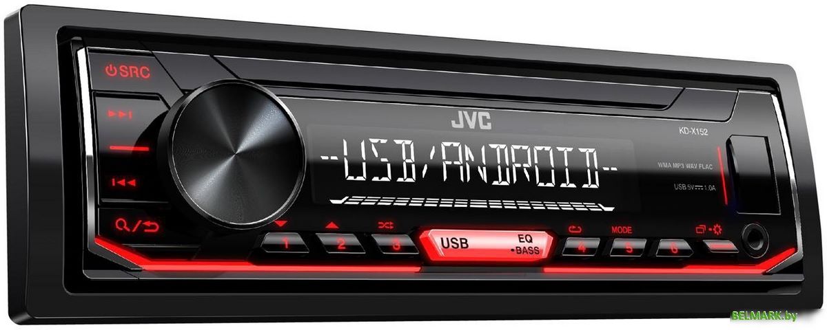 USB-магнитола JVC KD-X152M - фото2