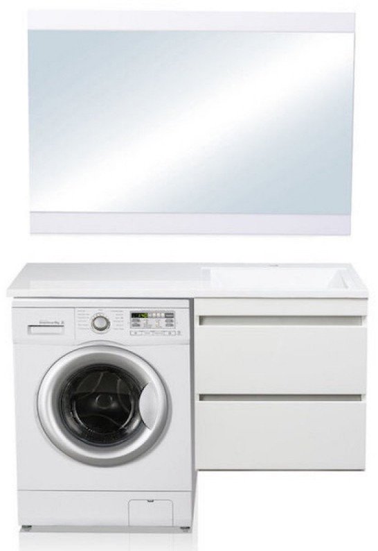 Style Line Тумба под умывальник Оптима 50 2 ящика Plus (подвесная) - фото2