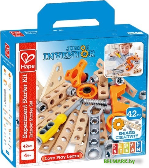 Конструктор Hape Junior Inventor E3031 Experiment Starter Kit - фото