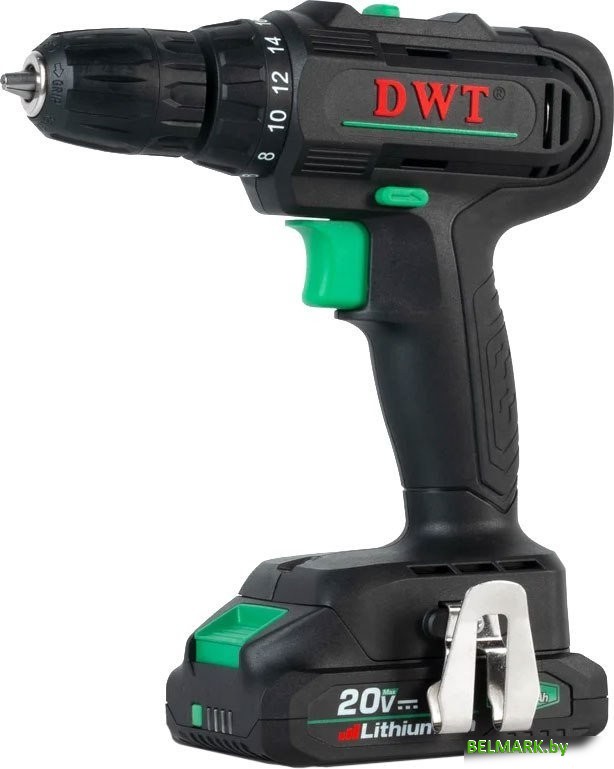 Дрель-шуруповерт DWT ABSP-20 NF-2 BMC (с 2-мя АКБ, кейс) - фото