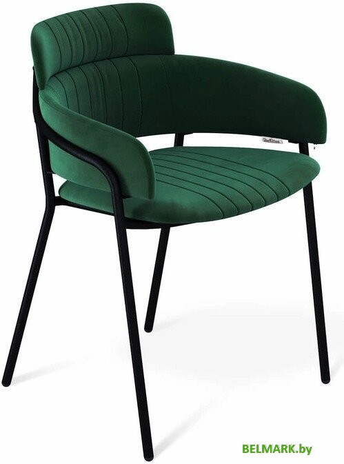 Стул Sheffilton SHT-S143 (лиственно-зеленый/черный муар) - фото