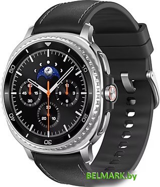 Умные часы Samsung Galaxy Watch8 Classic 46 мм LTE (серебристый/черный) - фото