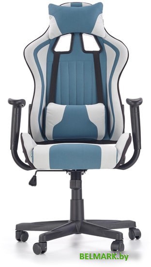 Кресло Halmar Cayman (светло-серый/бирюзовый) - фото2