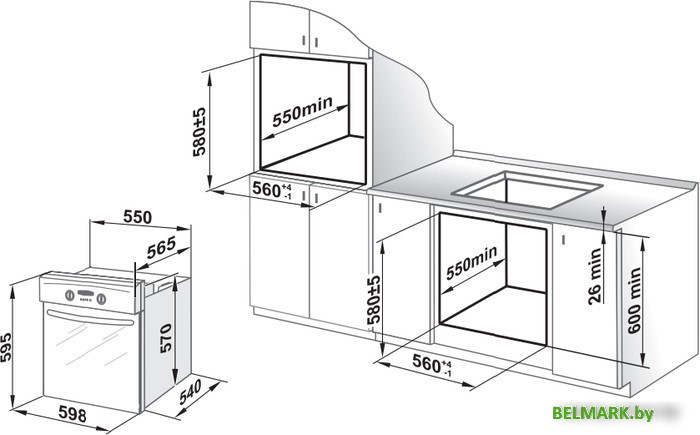Электрический духовой шкаф GEFEST 622-03 Н5 - фото2