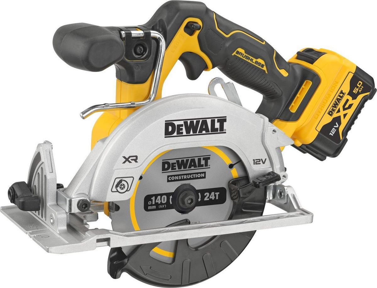 Дисковая (циркулярная) пила DeWalt DCS512P2 (с 2-мя АКБ, кейс) - фото2