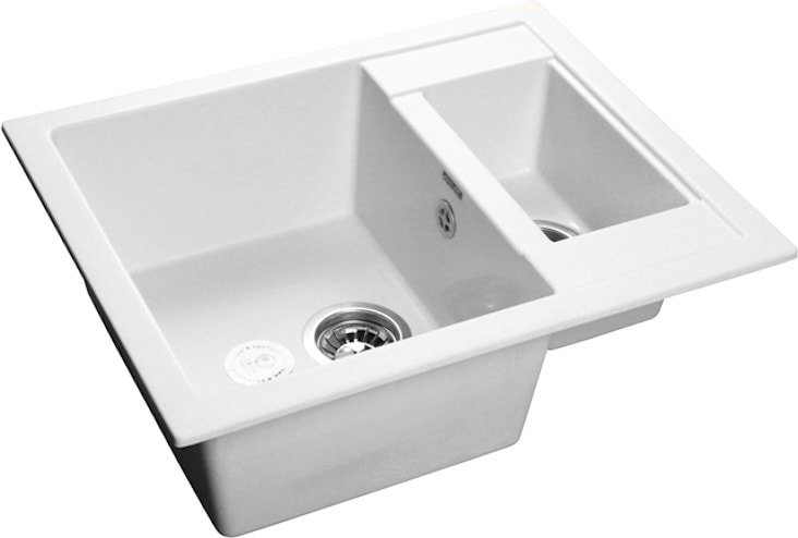 Кухонная мойка GranFest GF-Q610K (иней) - фото