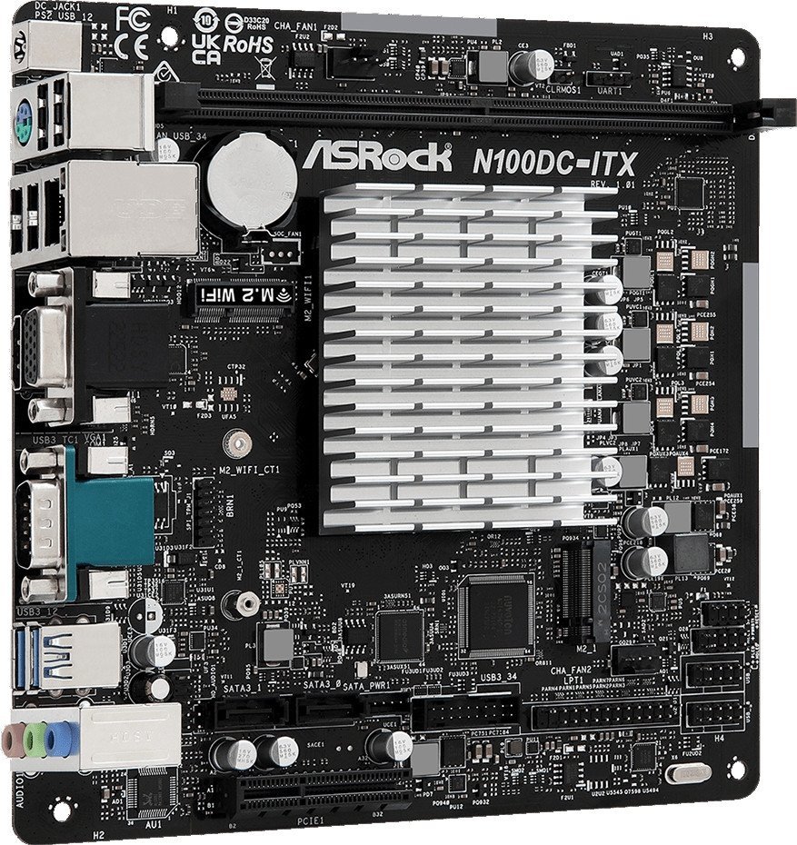 Материнская плата ASRock N100DC-ITX - фото2