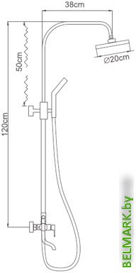 Душевая система Ledeme L2403-1 - фото2