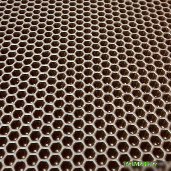 Eva лист для автоковрика Eco Cover Шестиугольник 255x140см (коричневый) - фото