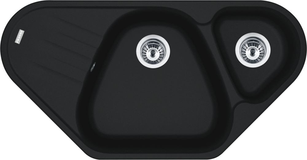 Кухонная мойка Franke Antea AZG 661-E 114.0702.424 (матовый черный) - фото