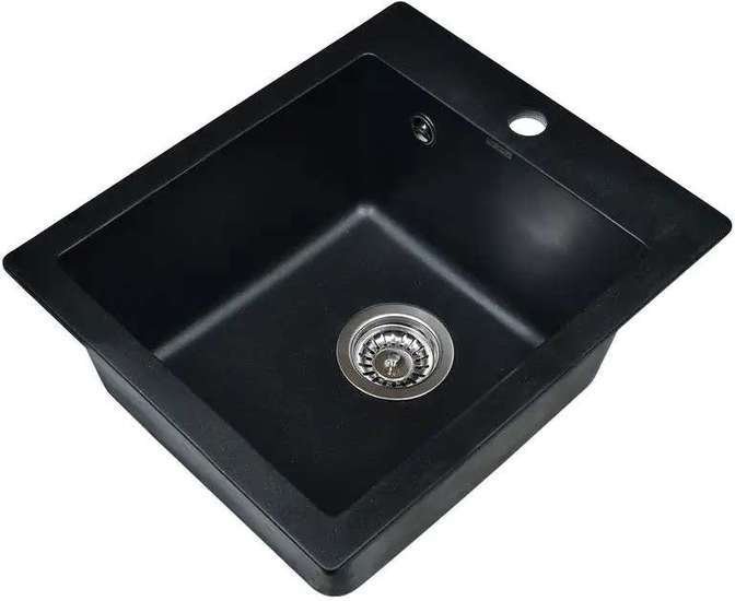 Кухонная мойка Wisent W420-25 (оникс) - фото2