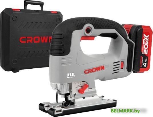 Электролобзик Crown CT25003HX-4 BMC (с 2-мя АКБ) - фото