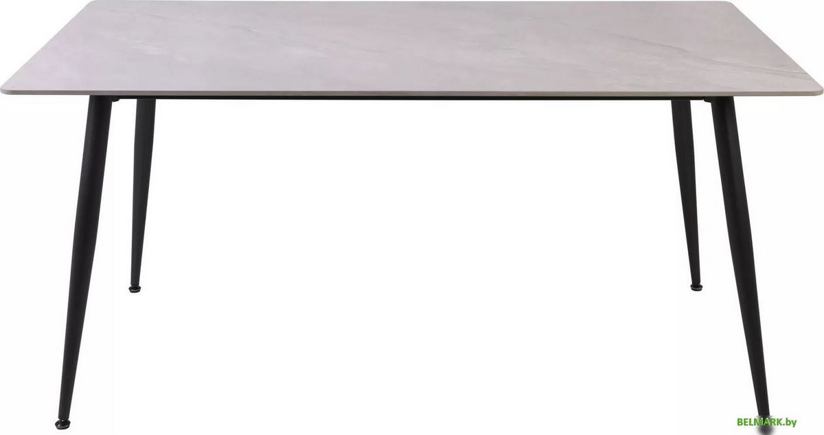 Кухонный стол Signal Rion 130/70/76 (серый лак/черный) - фото2