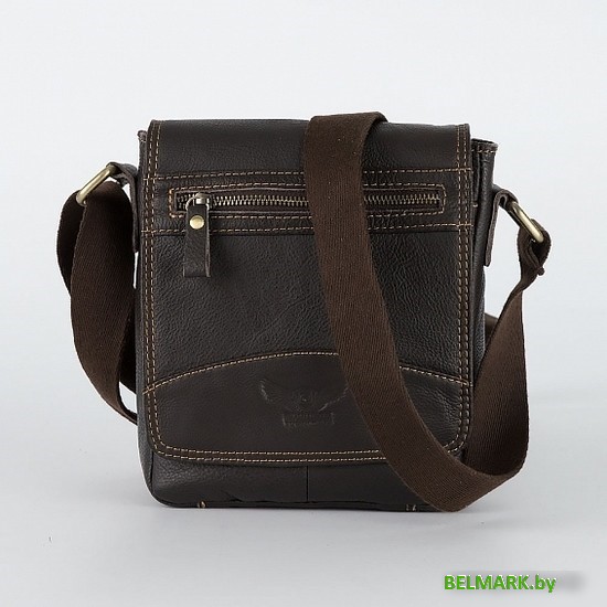 Сумка через плечо Poshete 196-3320-BRW (коричневый) - фото