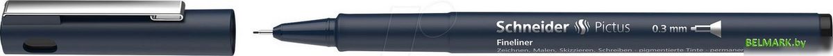 Ручка капиллярная Schneider Pictus 197301 (черный) - фото2