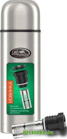 Термос BIOSTAL NBP-1000Z 1л (серебристый) - фото