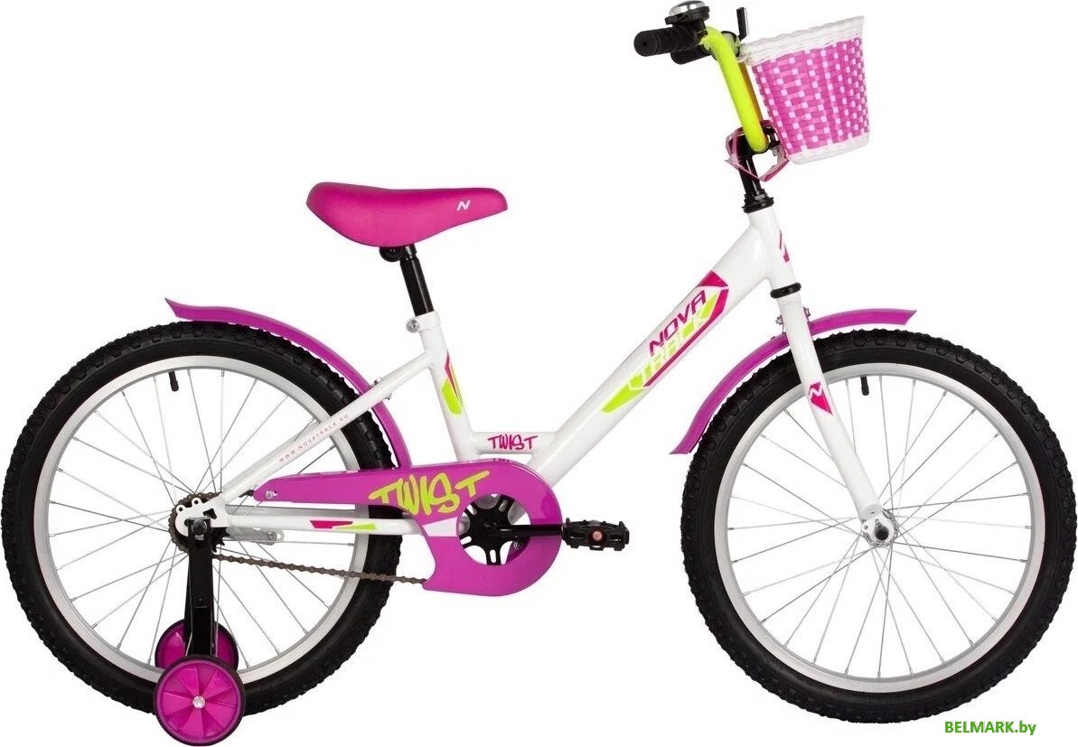 Детский велосипед Novatrack Twist 20 201TWIST.WT5 (белый) - фото2