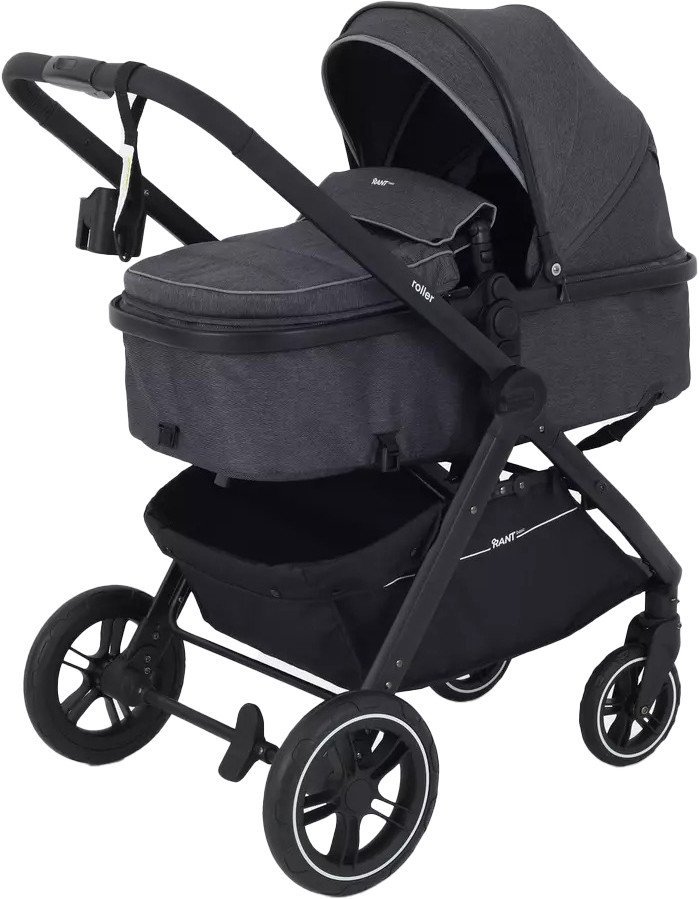 Универсальная коляска Rant Basic Roller RA161 (2 в 1, grey) - фото
