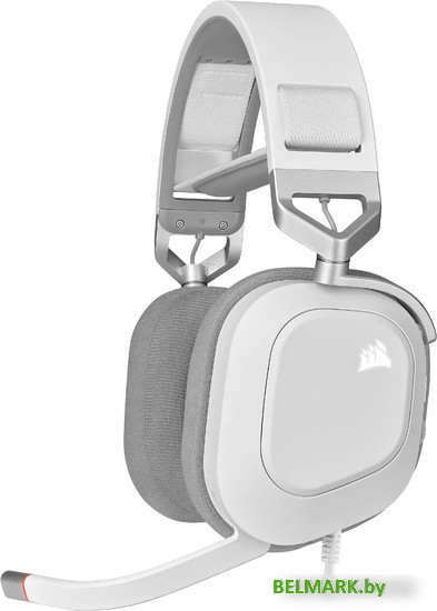 Наушники Corsair HS80 RGB USB (белый) - фото