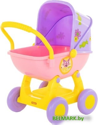 Коляска для кукол Полесье Три кота №1 71439 - фото