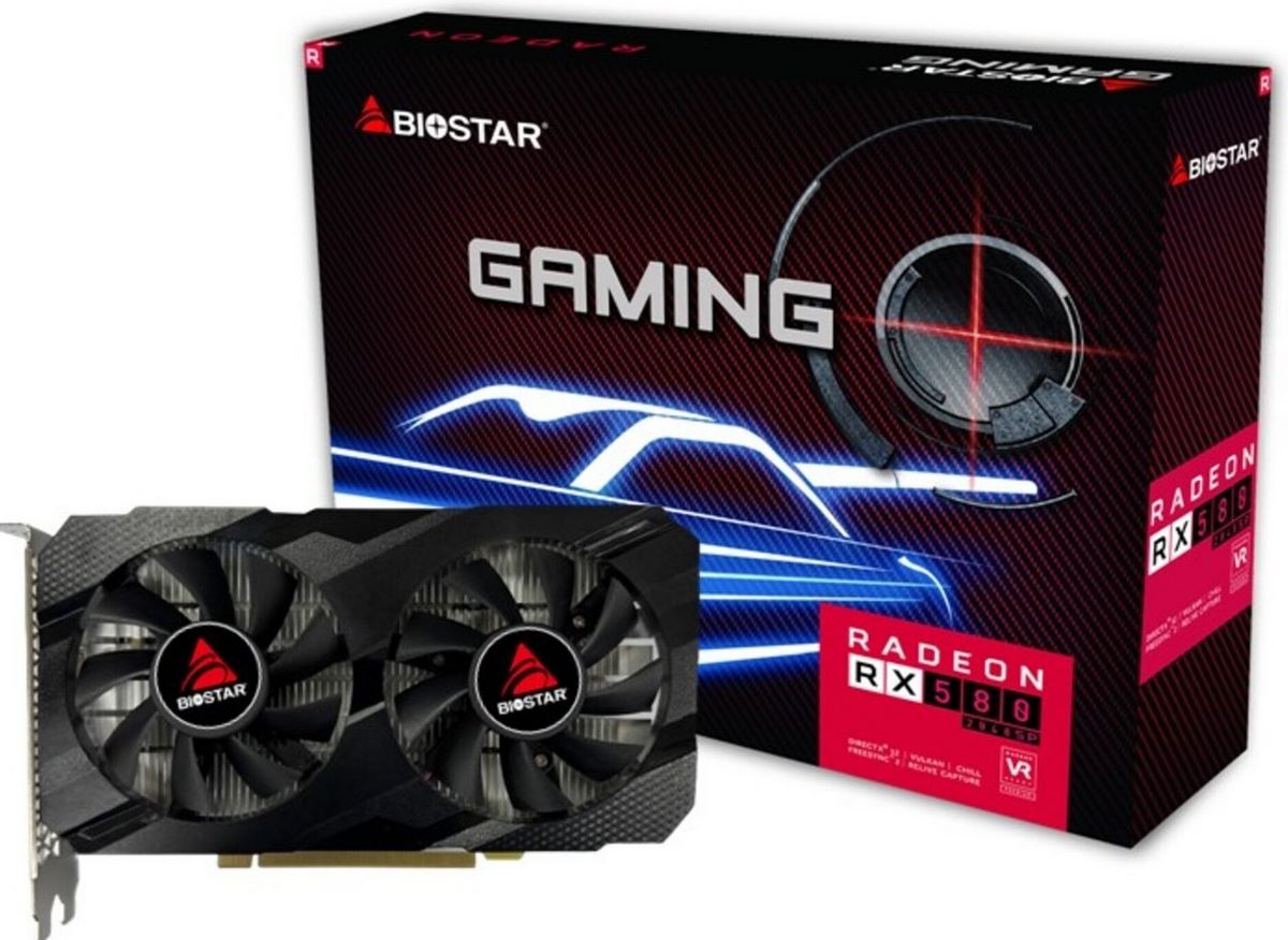 Видеокарта BIOSTAR Radeon RX 580 2048SP 8GB GDDR5 VA5815RF82 - фото