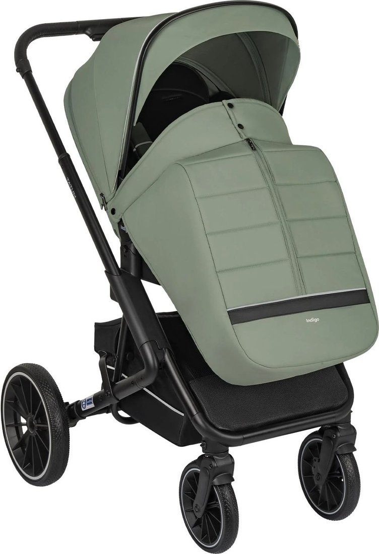 Коляска прогулочная «книга» Indigo Tatum (зеленый) - фото2