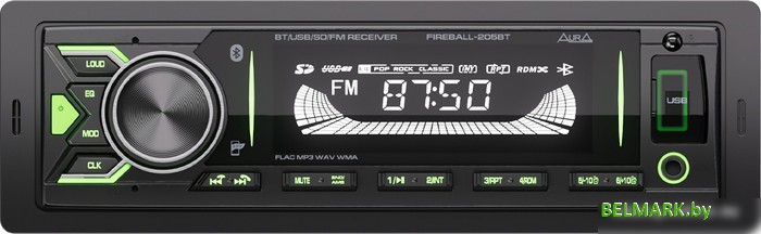 USB-магнитола Aura Fireball-205BT - фото