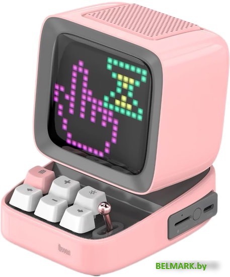 Беспроводная колонка Divoom Ditoo (розовый) - фото