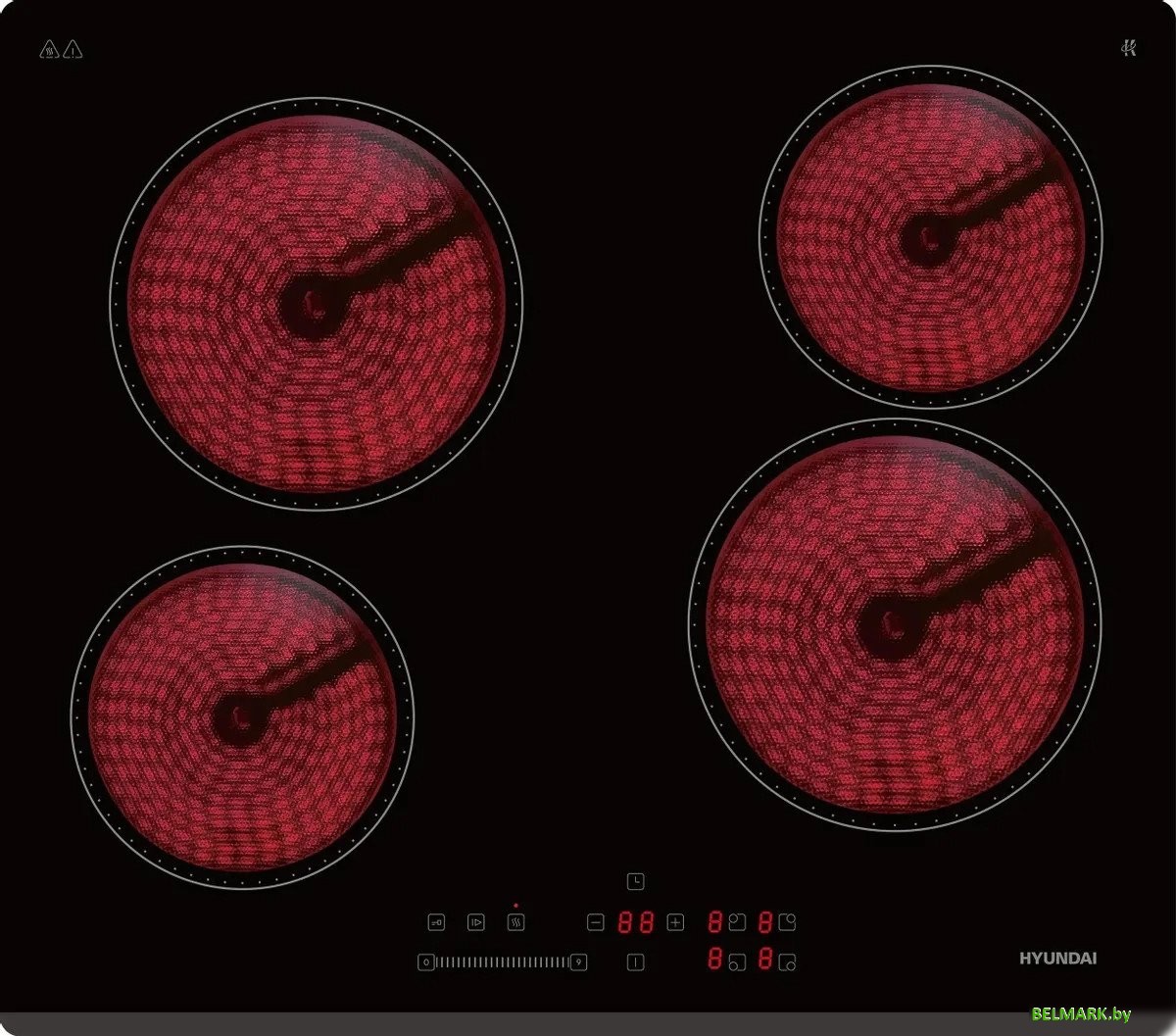 Варочная панель Hyundai HHE 6451 BG - фото