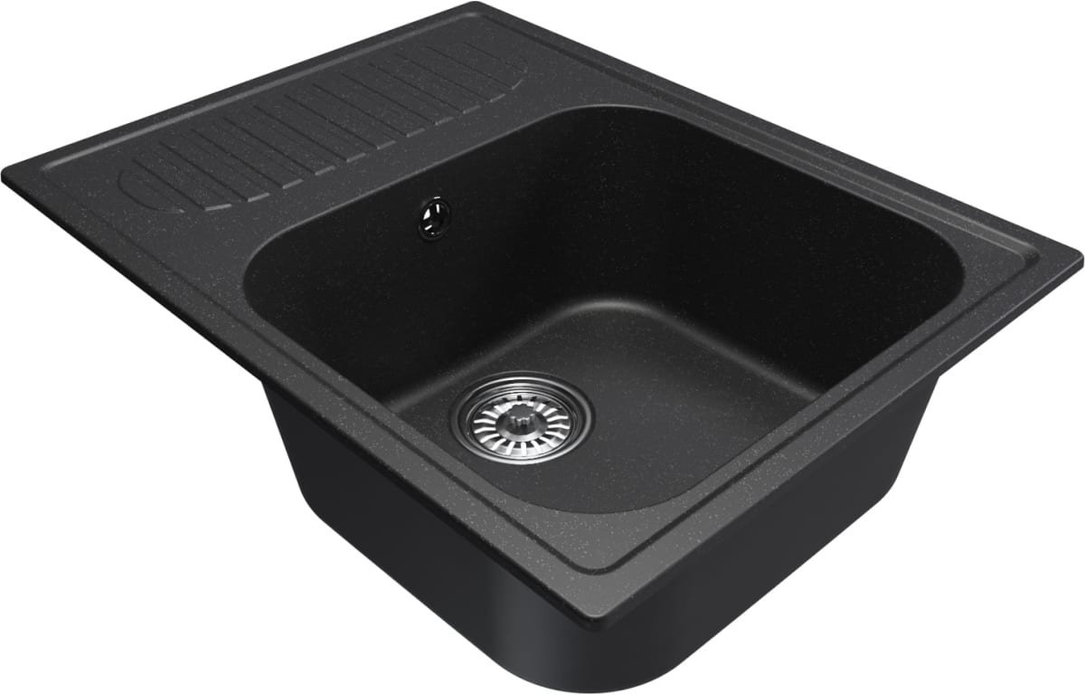 Кухонная мойка Mixline ML-GM18 551978 (ультра-черный) - фото2