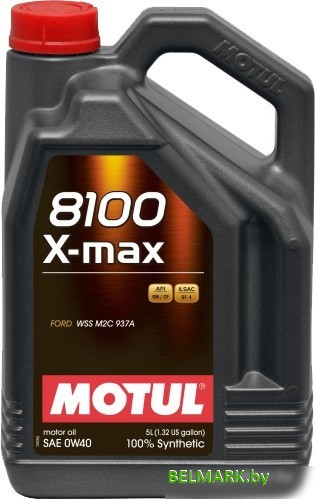 Моторное масло Motul 8100 X-Max 0W-40 5л - фото