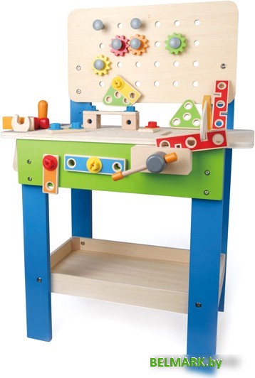 Верстак-стол игрушечный Hape Мастерская E3000-HP - фото