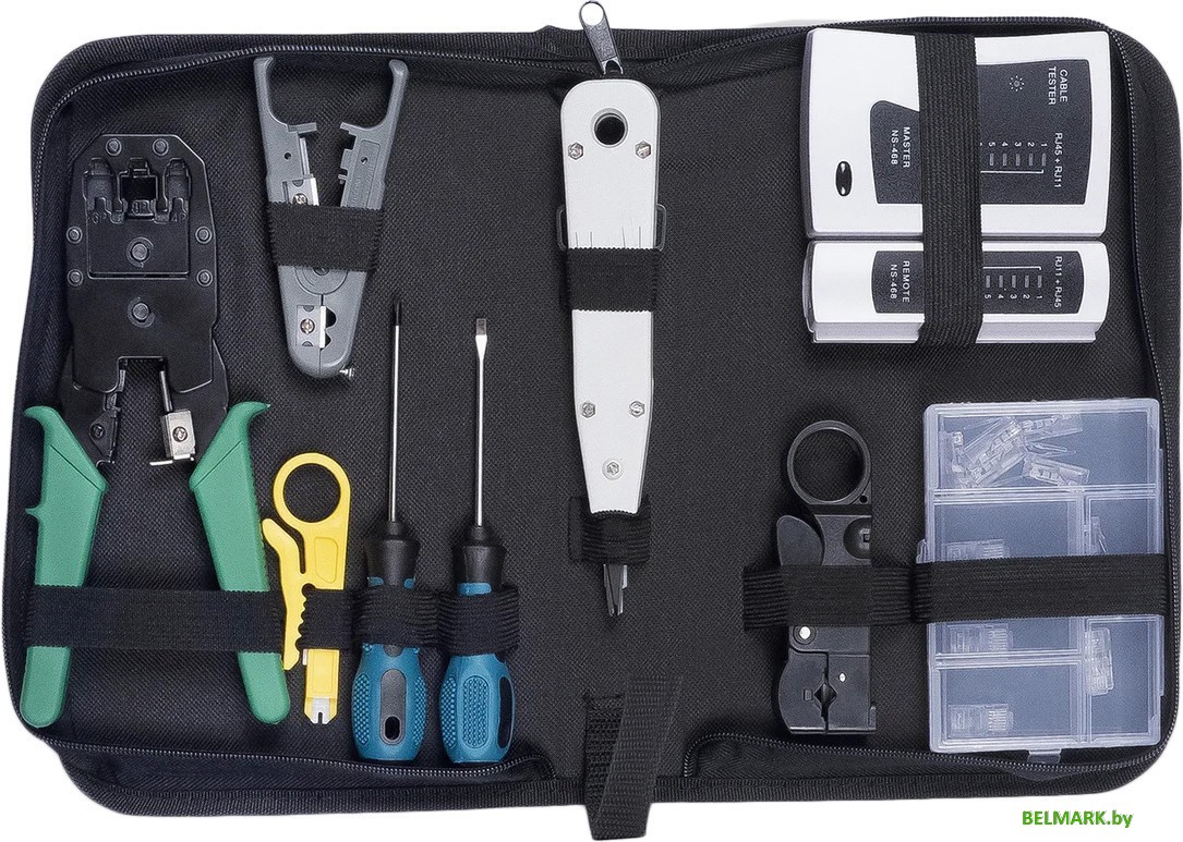 Электромонтажный набор Cabeus HT-TK-01 (9 предметов) - фото