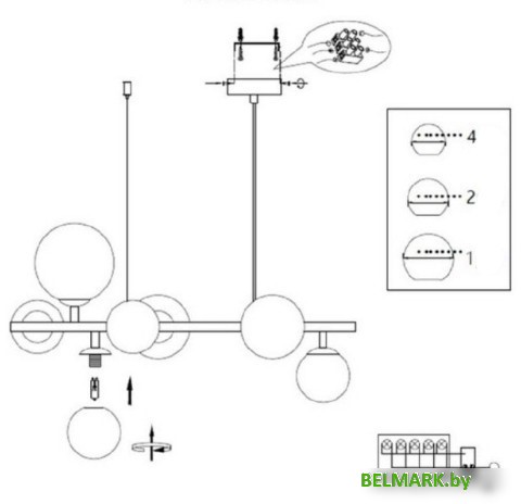 Подвесная люстра Aployt APL.334.03.07 - фото2
