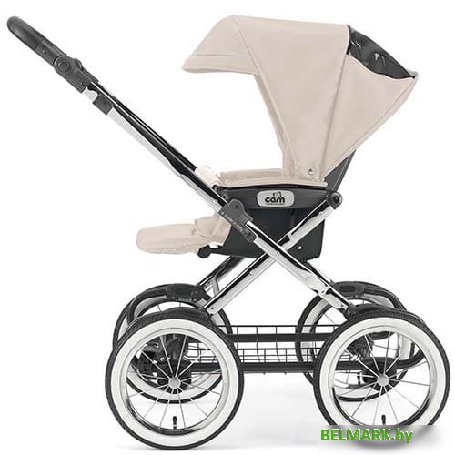 Коляска-люлька CAM Linea Classy ART908-T583 (3 в 1, бежевый) - фото2