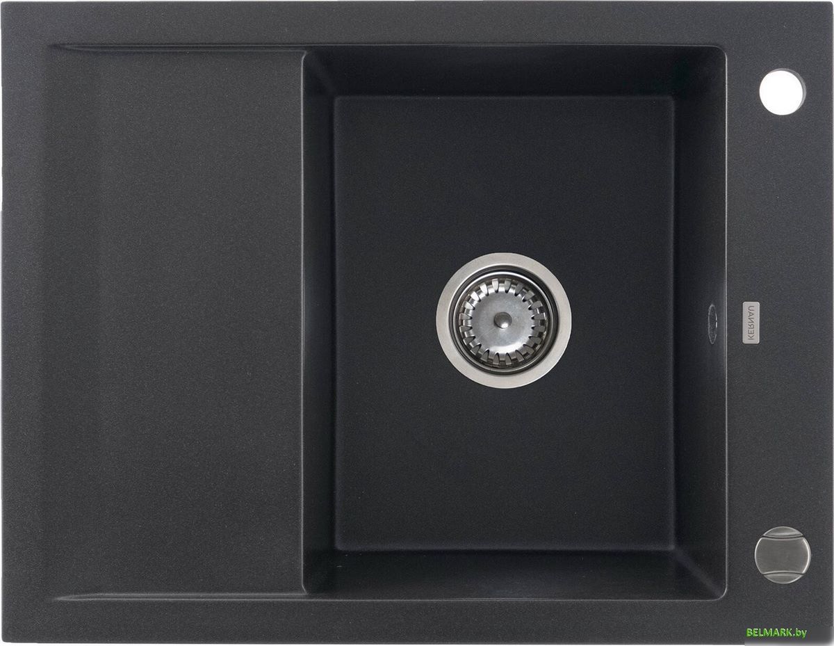 Кухонная мойка Kernau Kgs M 4565 1B1D Black Metallic - фото