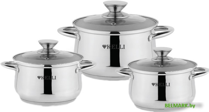 Набор кастрюль KELLI KL-4247 - фото