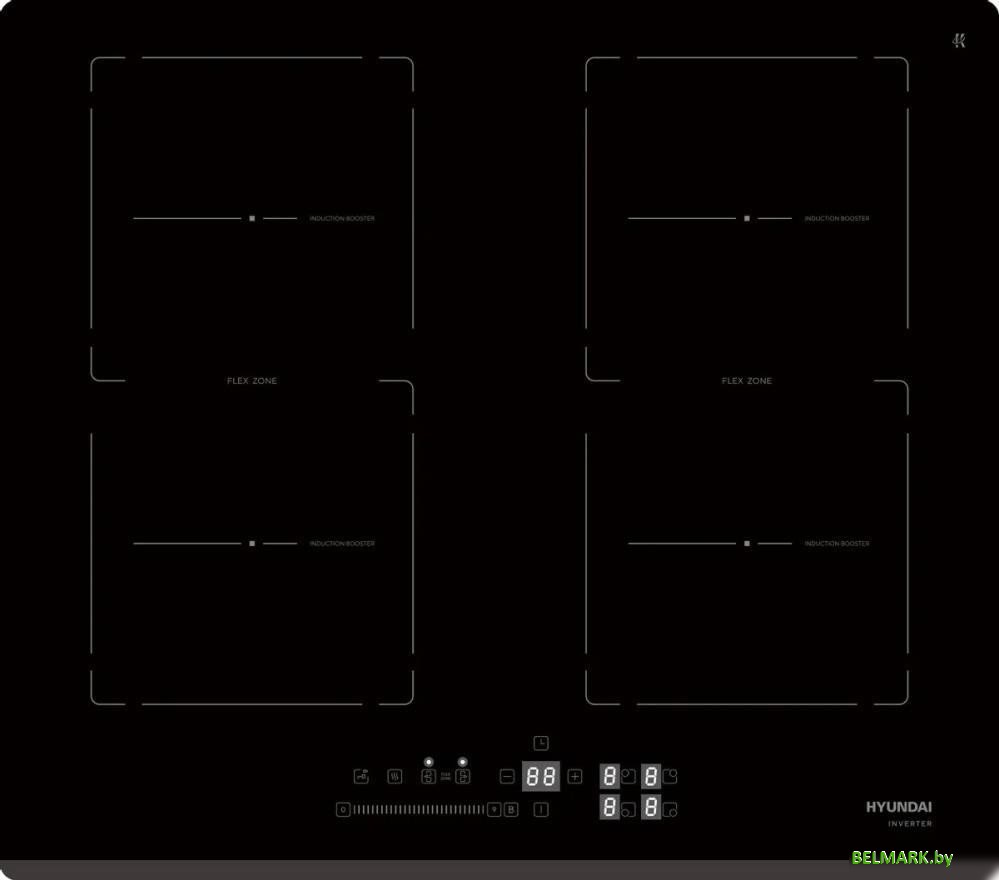 Варочная панель Hyundai HHI 6781 BG - фото