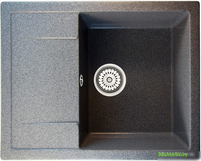 Кухонная мойка Berge BR-6502 (графит матовый) - фото