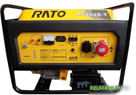 Бензиновый генератор Rato R6000D-T - фото