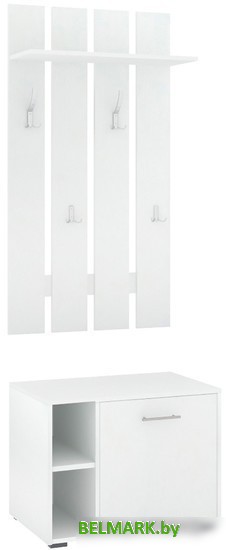 Стенка Кортекс-мебель Лара СП3 (белый) - фото