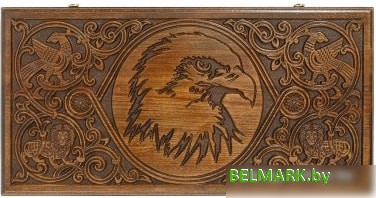 Шашки/нарды Haleyan Орел Люкс kh009 - фото