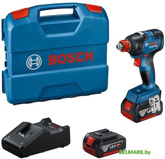 Гайковерт Bosch GDX 18V-200 Professional 06019J2206 (с 2-мя АКБ, кейс) - фото