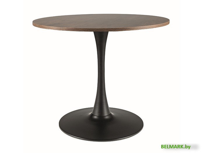 Кухонный стол Signal AMADEO II 90 (орех/черный мат) - фото