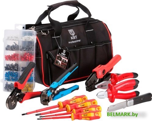 Электромонтажный набор КВТ НИЭ-03 66355 (13 предметов) - фото