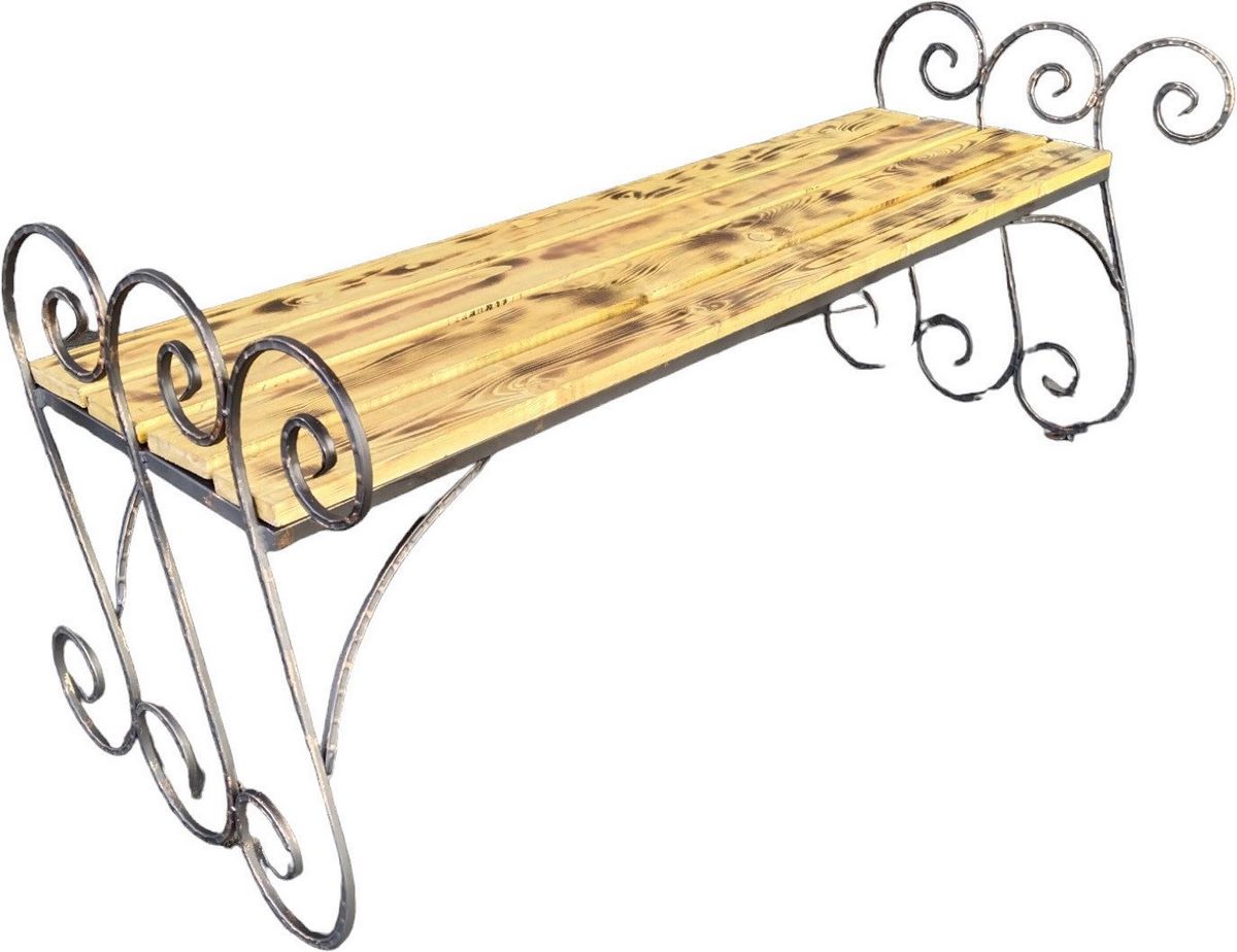 Скамейка Saniji Волна С96 1500x450x500 - фото